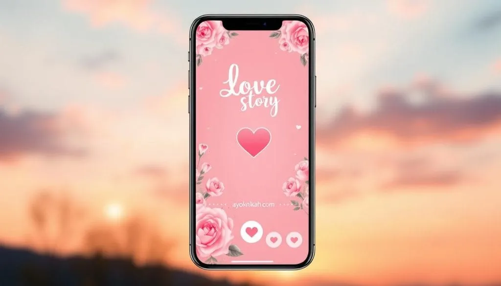 mengoptimalkan love story untuk tampilan mobile