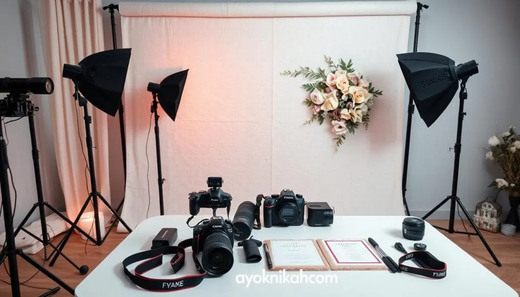 persiapan foto studio