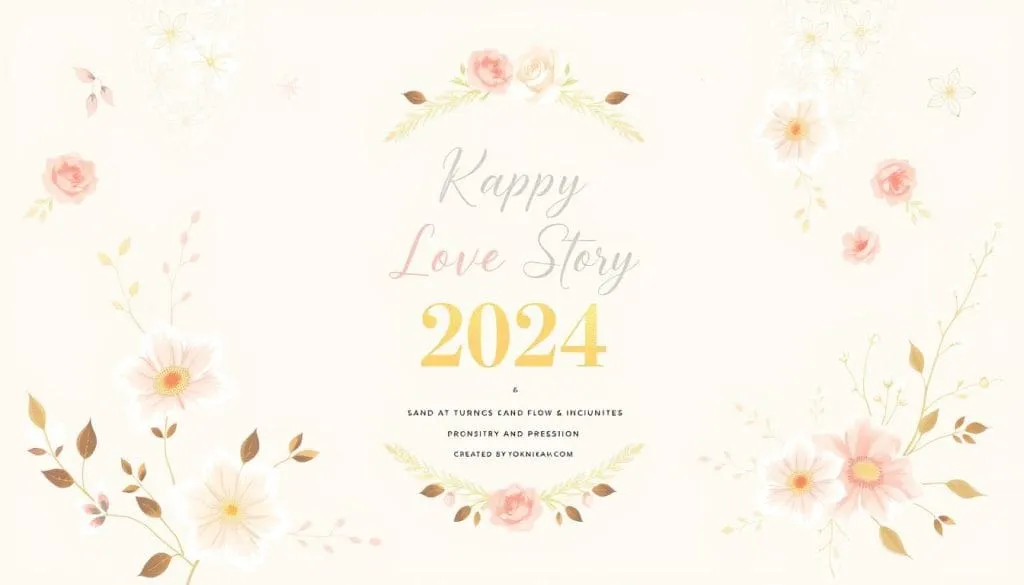 tren desain love story undangan digital 2024